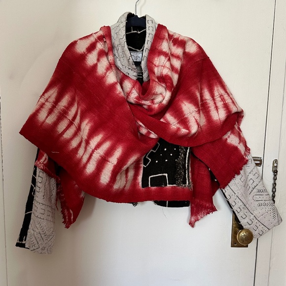 Truly Unique Mud Cloth Jacket Designed and Made in USA - Picture 3 of 6